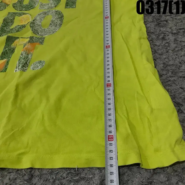 [SOLD OUT] 나이키 형광 JUST DO IT 반팔 티셔츠 L