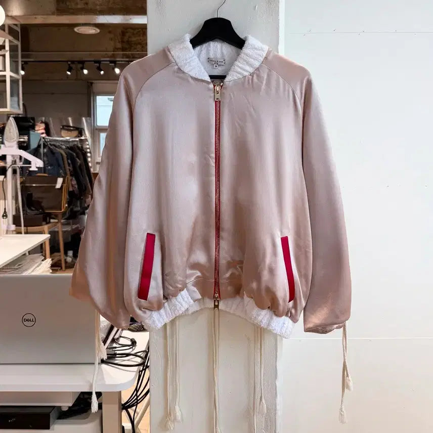 [SOLD OUT] 나타샤 진코 핑크 아세테이트 자켓
