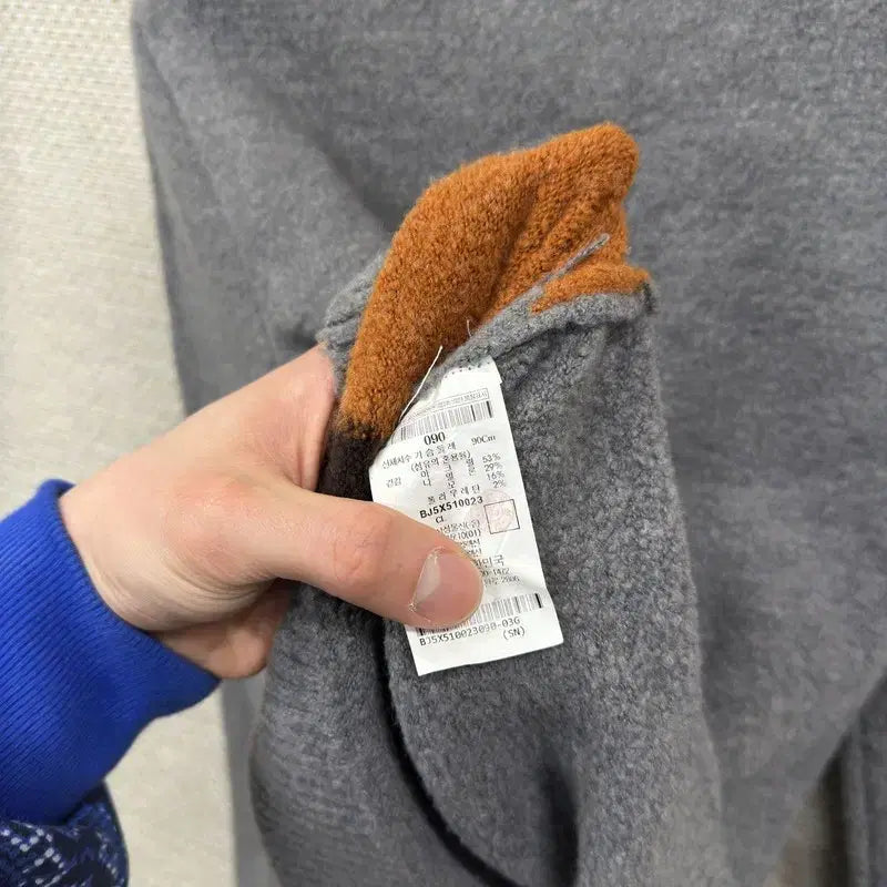 [BUNJANG] Beanpole Golf Casual Wool Knit Sweater / 빈폴 골프 캐주얼 울 니트 스웨터 90 A07583