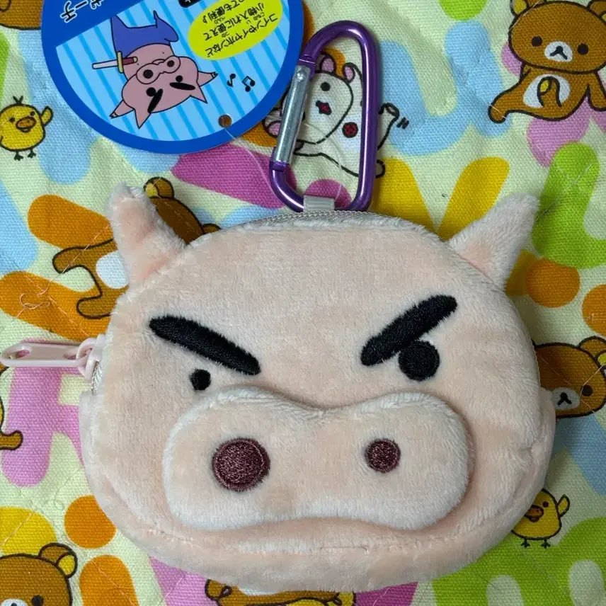 [BUNJANG] Crayon Shin-chan Buriburi Carabiner Pouch / 짱구는못말려 부리부리 카라비너 파우치 [일본정품 새상품]