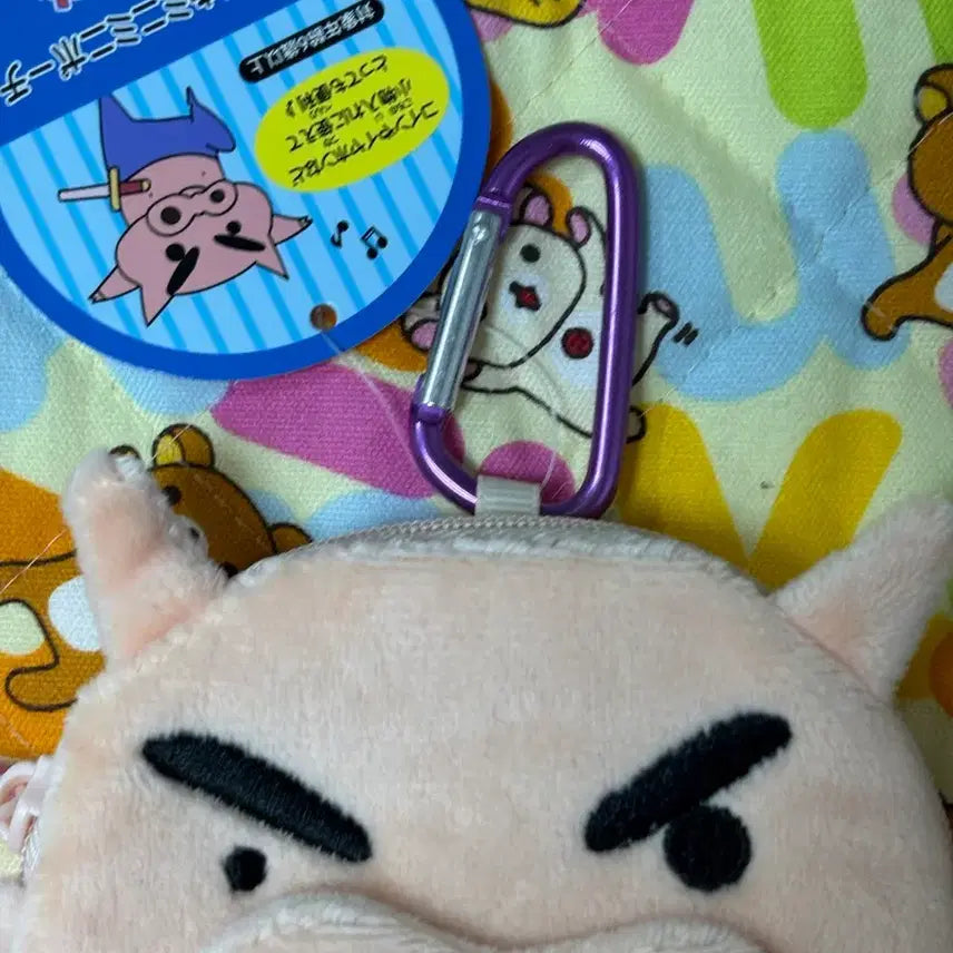 [BUNJANG] Crayon Shin-chan Buriburi Carabiner Pouch / 짱구는못말려 부리부리 카라비너 파우치 [일본정품 새상품]