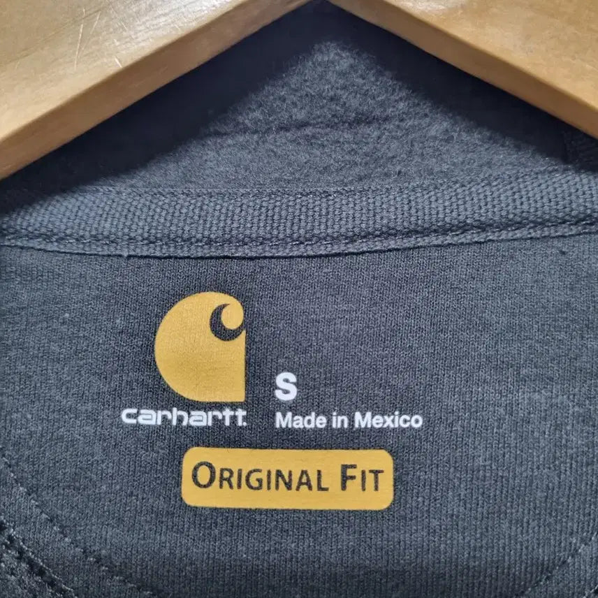 [BUNJANG] Carhartt Black Hoodie S / 칼하트 블랙 후드티 S