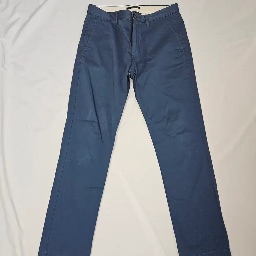 [BUNJANG] Theory Cotton Slacks Pants Blue 30 / Theory 띠어리 백화점판 코튼 슬랙스 팬츠 바지 블루 30