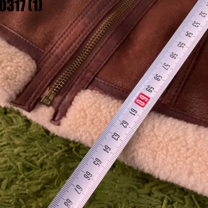 [SOLD OUT] 빈폴 DEAR PAUL 무스탕 자켓 브라운 95