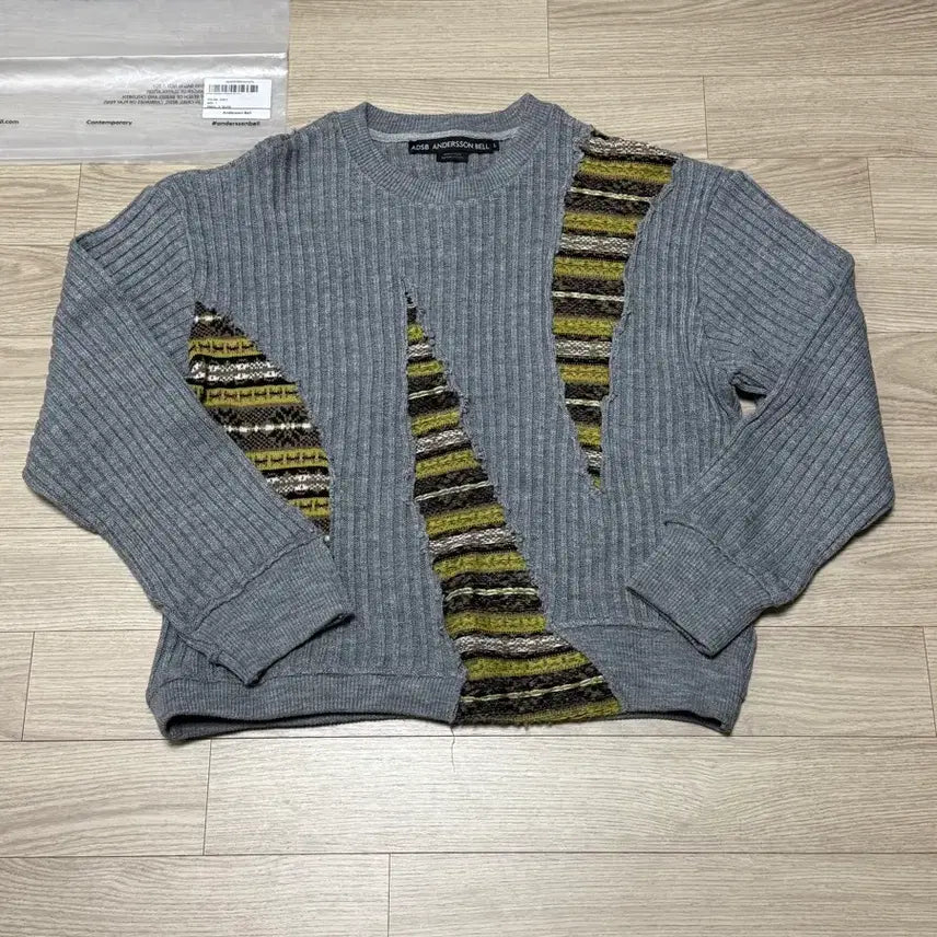 [BUNJANG] Andersson Bell Nordic Crew Neck Sweater Knit / [L] 앤더슨벨 노르딕 크루넥 스웨터 니트