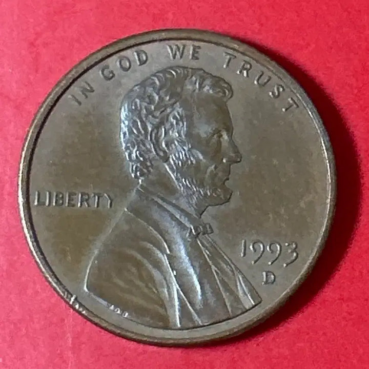[BUNJANG] 1993 Lincoln Penny Coin / 1993년 미국 링컨 페니 동전 J98