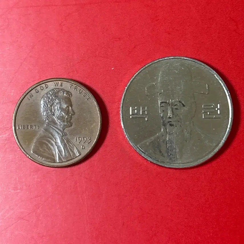 [BUNJANG] 1993 Lincoln Penny Coin / 1993년 미국 링컨 페니 동전 J98