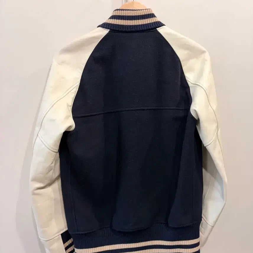 [BUNJANG] Junya Watanabe x Comme des Garcons Varsity Leather Jacket / 준야와타나베 x 꼼데가르송 암 레더 바시티 자켓