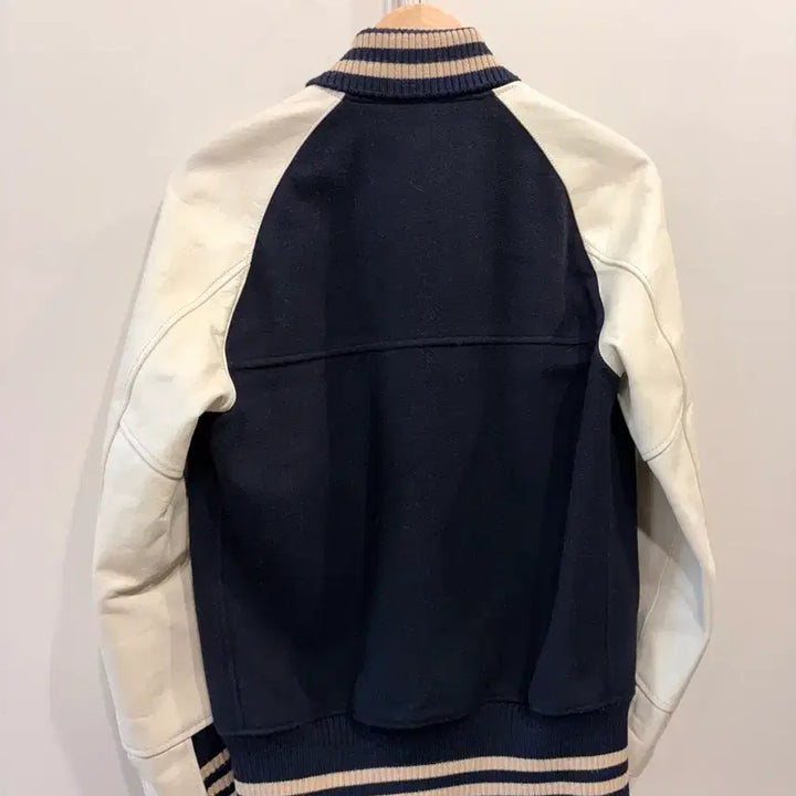 [BUNJANG] Junya Watanabe x Comme des Garcons Varsity Leather Jacket / 준야와타나베 x 꼼데가르송 암 레더 바시티 자켓