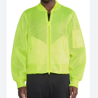 [BUNJANG] Adidas x Jeremy Scott Mesh Puff Bomber Jacket (105) / [희귀/정품] 아디다스 x 제레미스캇 메쉬퍼프 봄버재킷 105