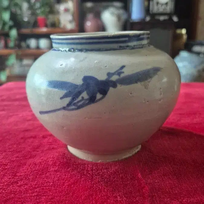 [BUNJANG] Joseon Dynasty Blue and White Porcelain Small Jar / 청화백자 소단지(조선시대)