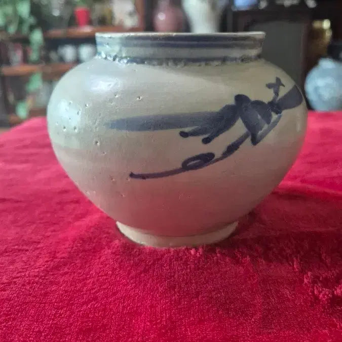 [BUNJANG] Joseon Dynasty Blue and White Porcelain Small Jar / 청화백자 소단지(조선시대)