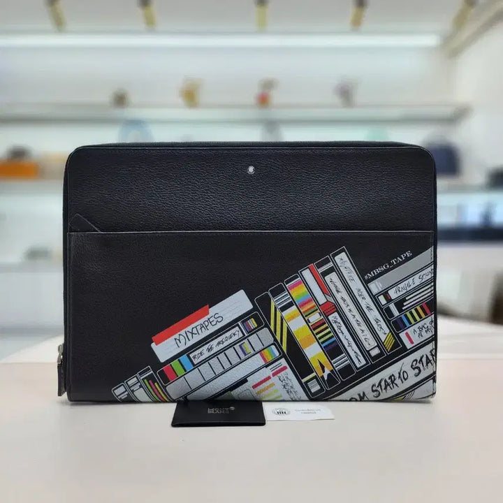 [BUNJANG] Montblanc Mix Tape Portfolio Clutch Bag / 몽블랑 믹스 테이프 포토폴리오 클러치백 123731
