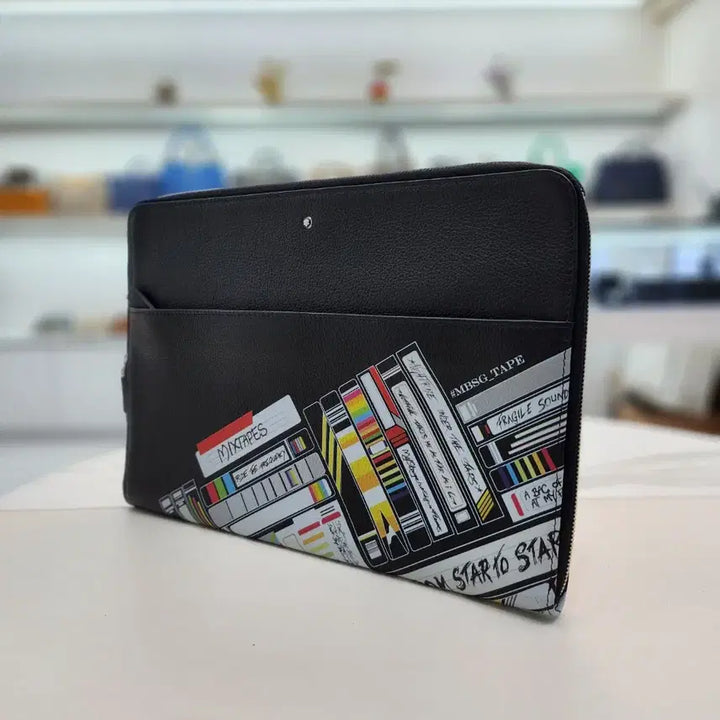 [BUNJANG] Montblanc Mix Tape Portfolio Clutch Bag / 몽블랑 믹스 테이프 포토폴리오 클러치백 123731