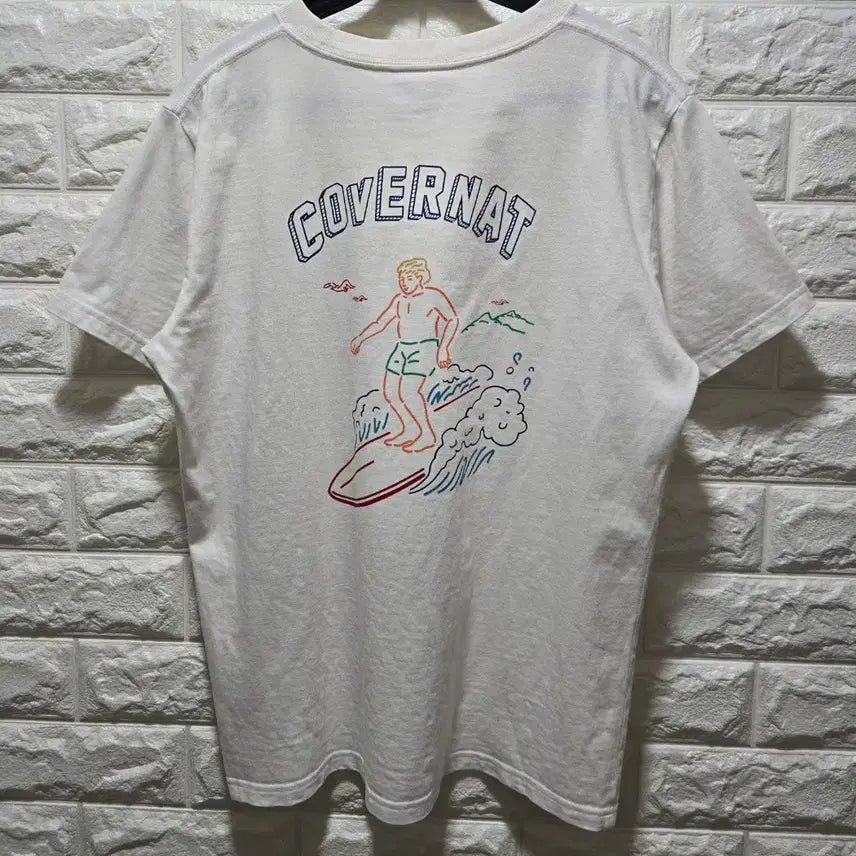 [BUNJANG] COVERNAT White T-Shirt (Size 90) / 커버낫 반팔티 90