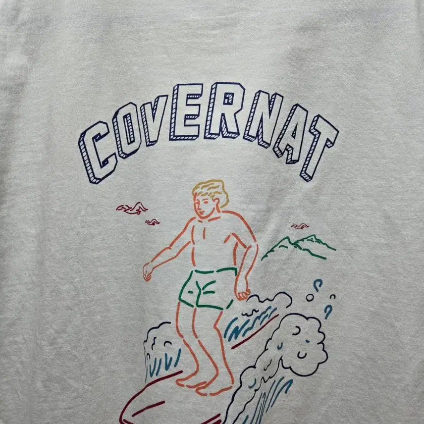 [BUNJANG] COVERNAT White T-Shirt (Size 90) / 커버낫 반팔티 90