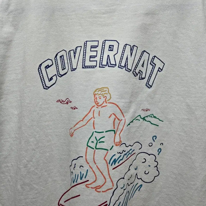 [BUNJANG] COVERNAT White T-Shirt (Size 90) / 커버낫 반팔티 90