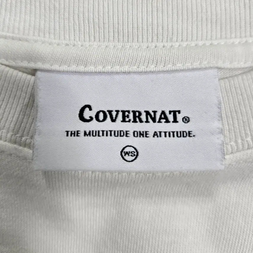 [BUNJANG] COVERNAT White T-Shirt (Size 90) / 커버낫 반팔티 90