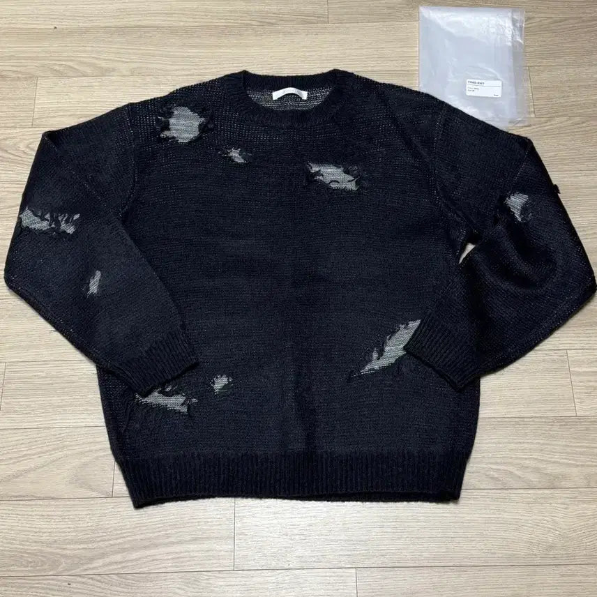 [BUNJANG] Aieul Frag Knit Navy / [48] Aieul Frag Knit navy
