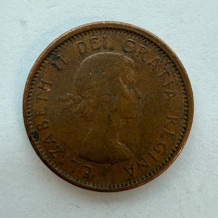 [BUNJANG] 1961 Canadian 1 Cent Coin / 1961년 캐나다 1센트 동전 S985
