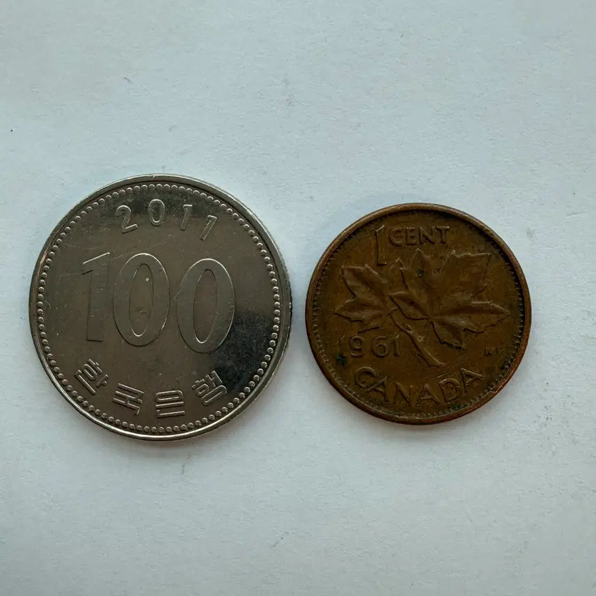 [BUNJANG] 1961 Canadian 1 Cent Coin / 1961년 캐나다 1센트 동전 S985