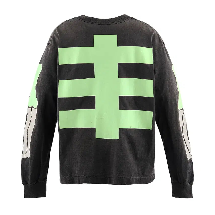 [BUNJANG] Saint Michael x Bounty Hunter Bone Long Sleeve T-Shirt / [새상품/L] 세인트미카엘 x 바운티헌터 본 롱슬리브 티셔츠 블랙