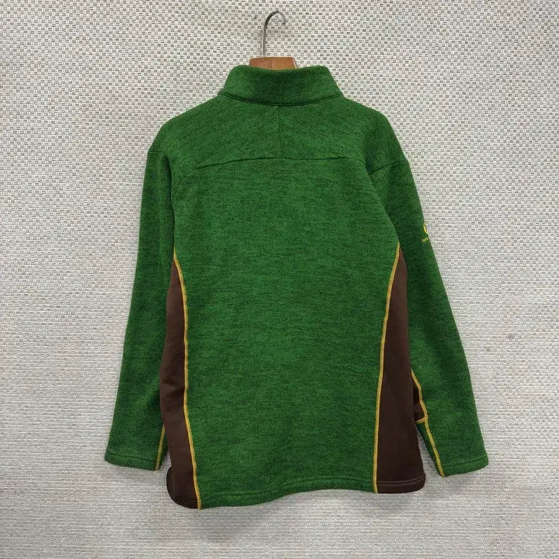 [BUNJANG] Merrell Embroidered Logo Fleece Lined Long Sleeve Shirt XL / 머렐 아웃도어 자수로고 약기모 반집업 긴팔티 XL A07585