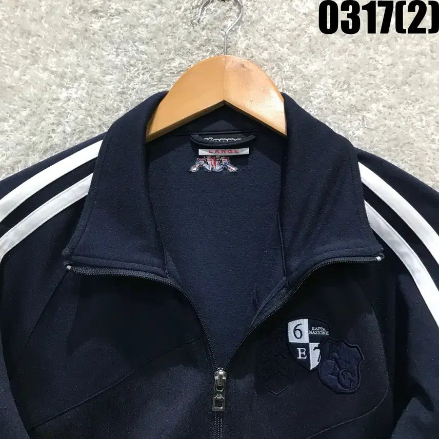 [SOLD OUT] 카파 네이비 삼선 트랙 자켓 L