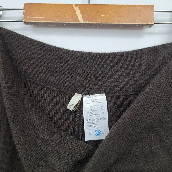 [BUNJANG] Soul Brown Raccoon Wool Wide Knit Pants / 쏘울 브라운 라쿤 울 와이드 니트팬츠/2025ss/88/앨리스/659