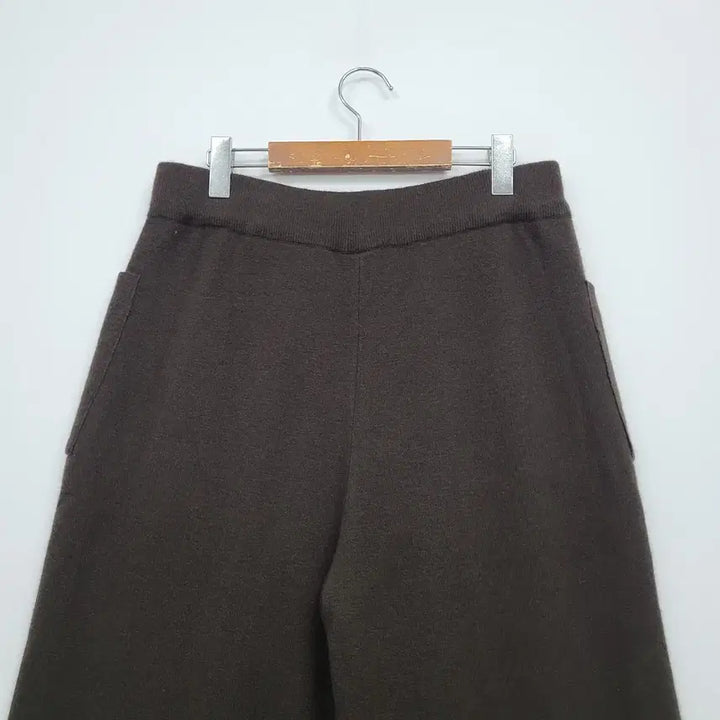 [BUNJANG] Soul Brown Raccoon Wool Wide Knit Pants / 쏘울 브라운 라쿤 울 와이드 니트팬츠/2025ss/88/앨리스/659