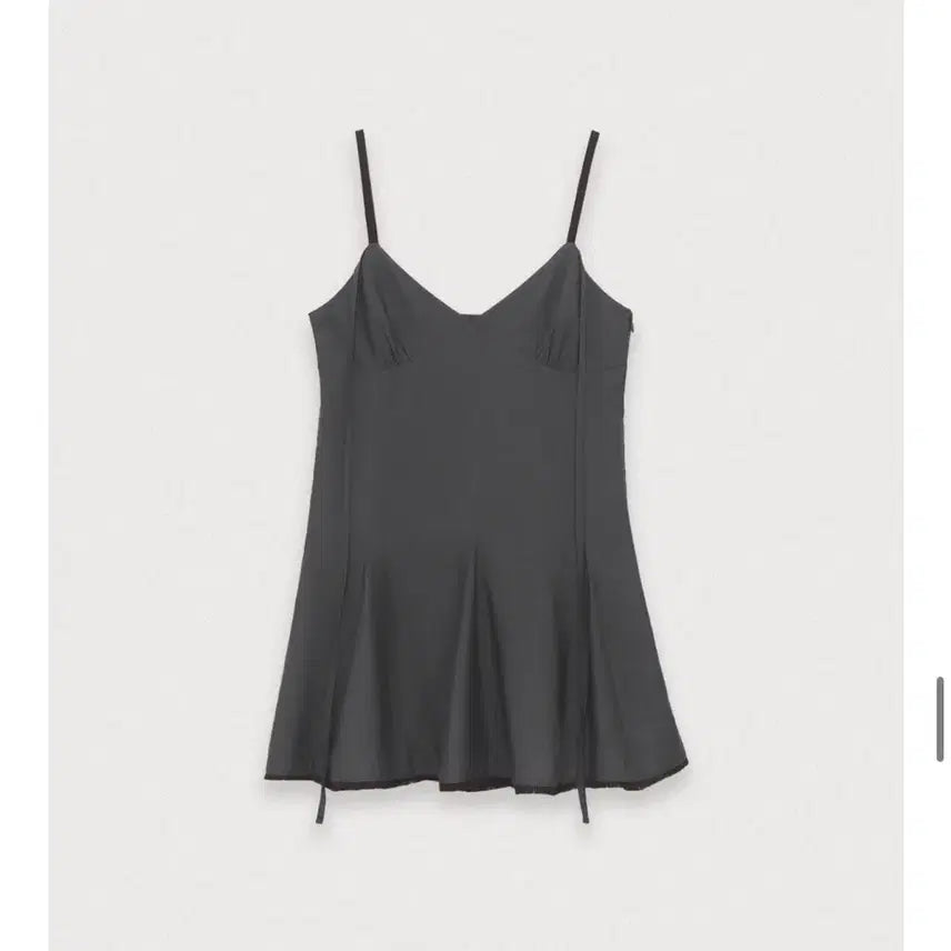 [BUNJANG] Poeto Soft Ending Dress Charcoal Mini Dress / 포에토 소프트 엔딩 드레스 차콜