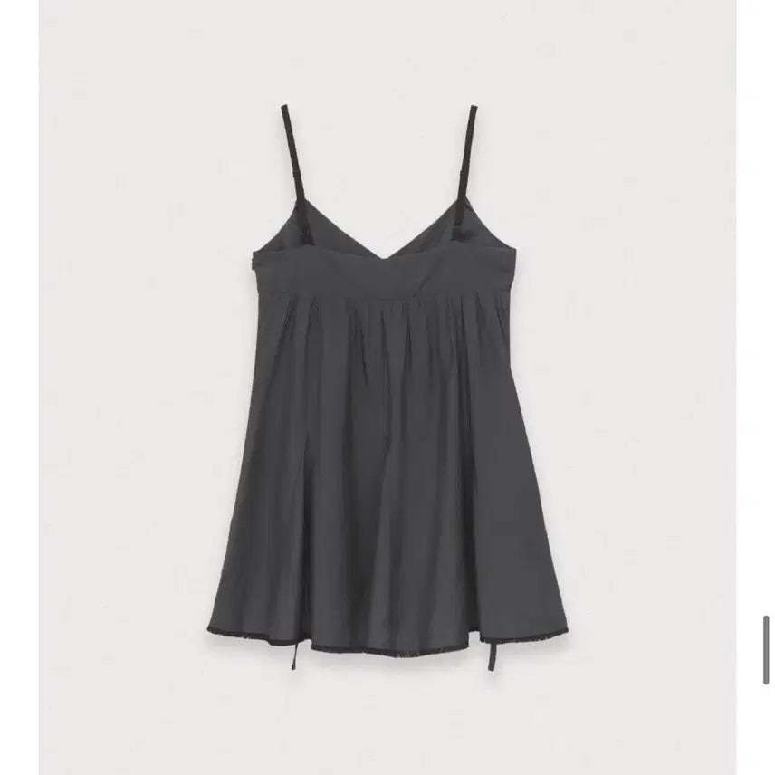 [BUNJANG] Poeto Soft Ending Dress Charcoal Mini Dress / 포에토 소프트 엔딩 드레스 차콜