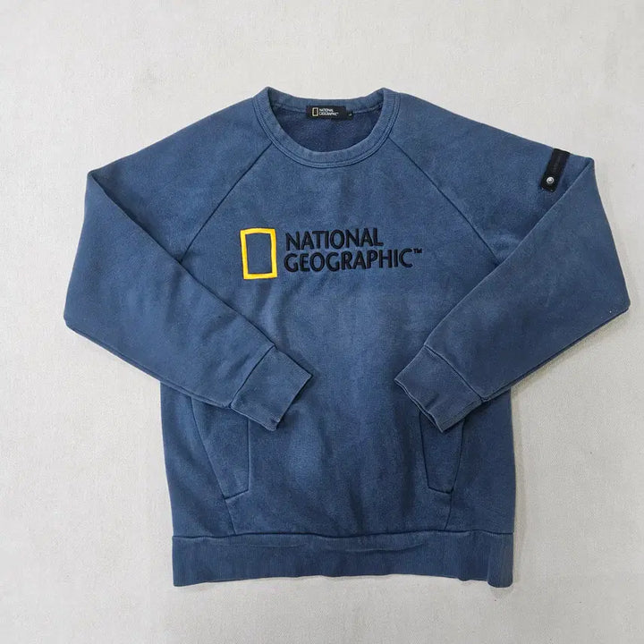[BUNJANG] National Geographic Big Logo Sweatshirt / L 네셔널지오그래픽 빅로고 맨투맨 0312Y