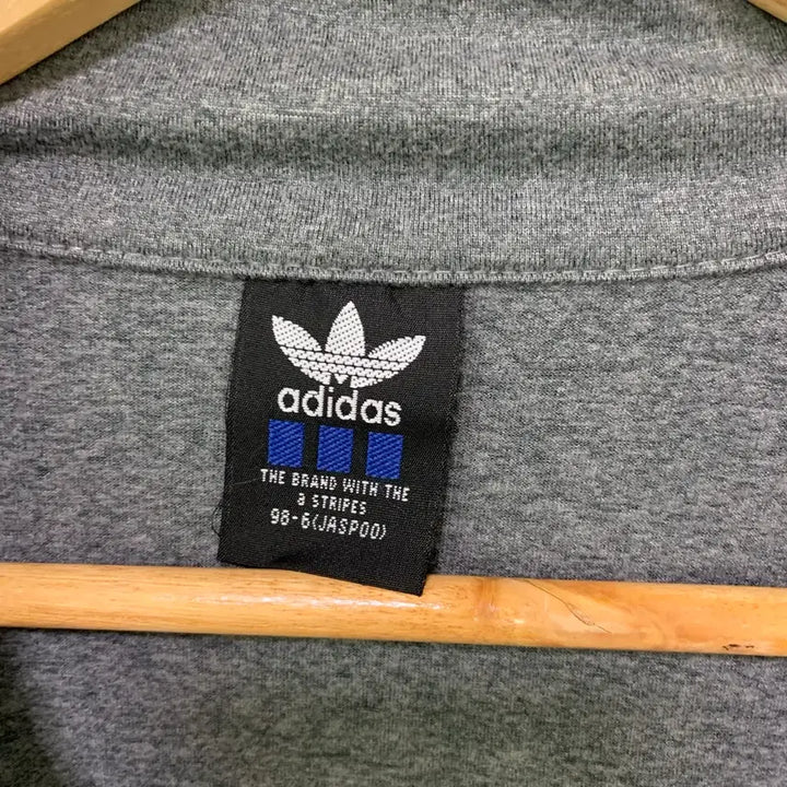 [BUNJANG] Adidas Tri-Stripe Track Top Gray Unisex Jacket / 아디다스 삼선 트랙탑 져지 00s y2k 그레이 남성 S 남녀공용