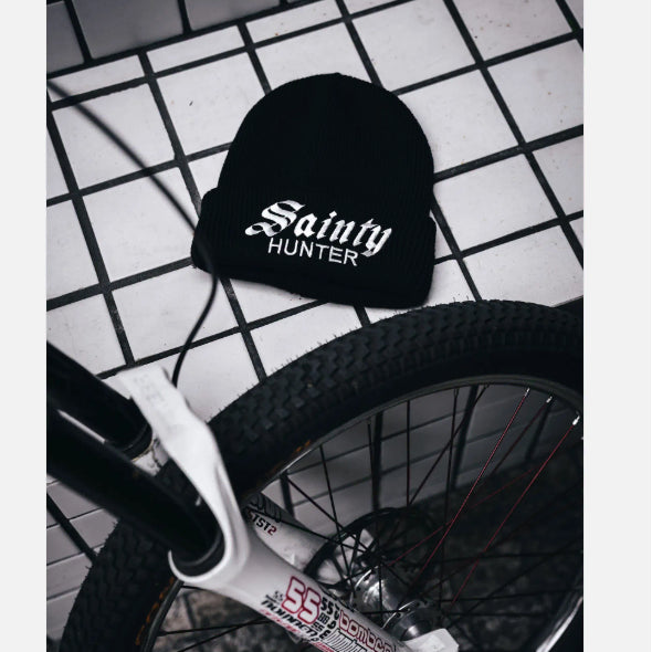 [BUNJANG] Saint Michael x Bounty Hunter Knit Cap / [새상품/F] 세인트미카엘 x 바운티헌터 비니 니트캡 와치캡 블랙