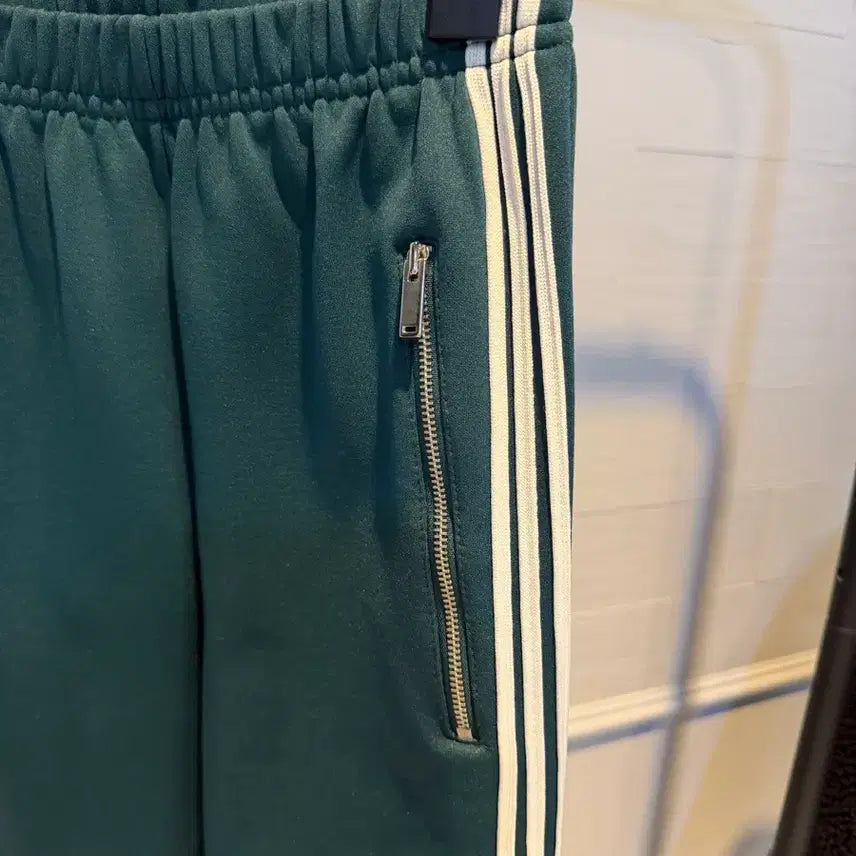 [BUNJANG] Striped Fleece Lined Leggings / 삥줄 기모 레깅스