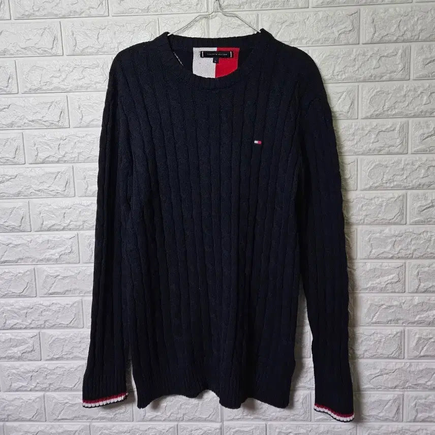 [BUNJANG] Tommy Hilfiger Cable Knit Sweater / 타미힐피거 꽈배기니트 판매합니다