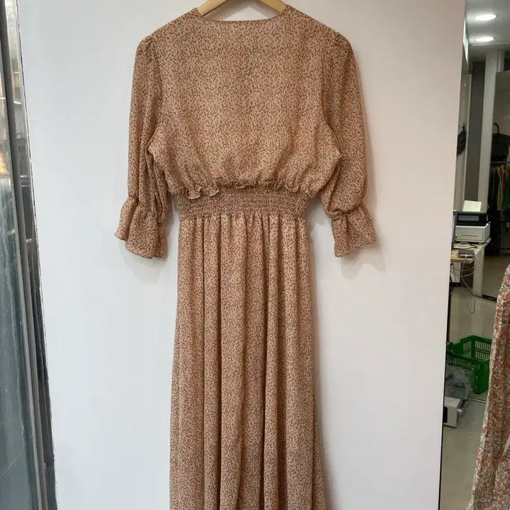 [BUNJANG] Floral Pattern Long Dress / 꽃무늬 패턴 롱원피스