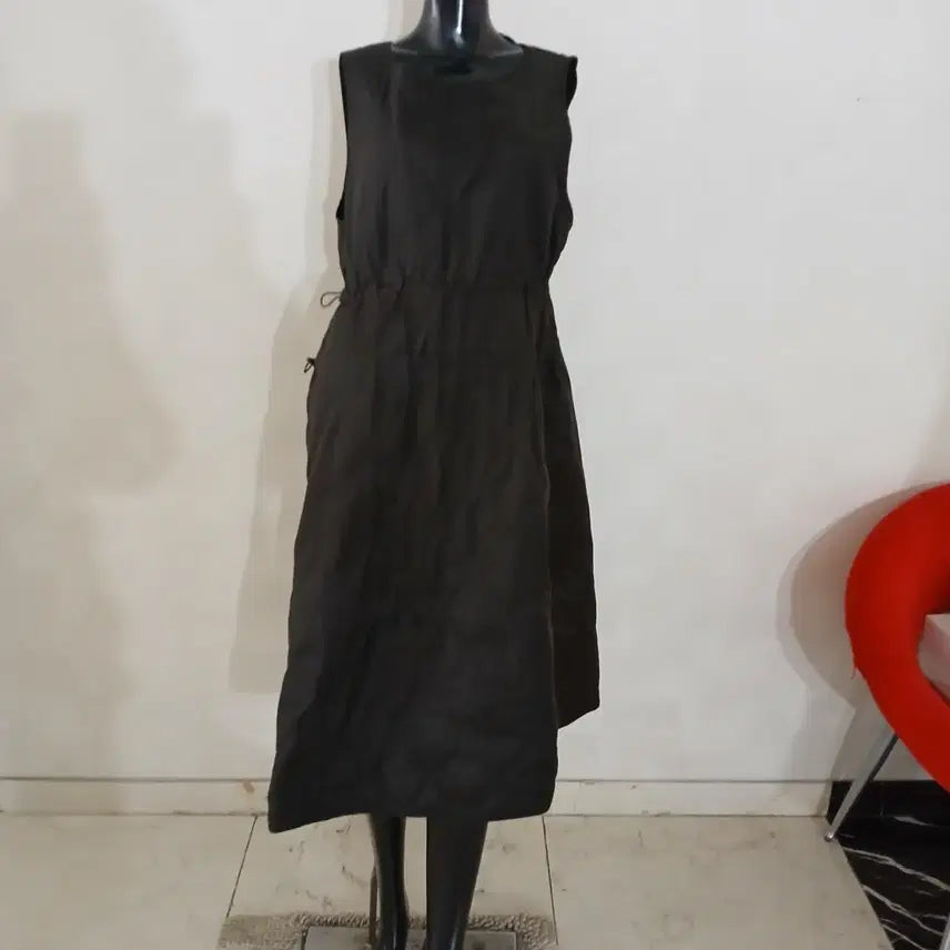 [BUNJANG] 021 Edge Long Dress Khaki / 021 엣지 롱원피스 55 카키
