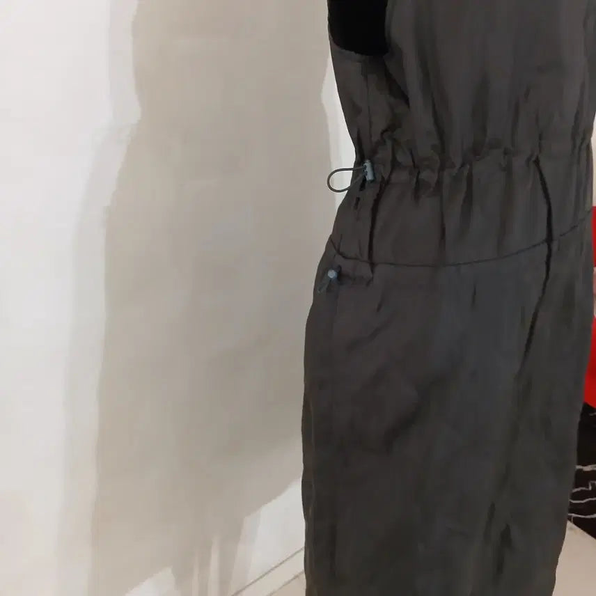 [BUNJANG] 021 Edge Long Dress Khaki / 021 엣지 롱원피스 55 카키