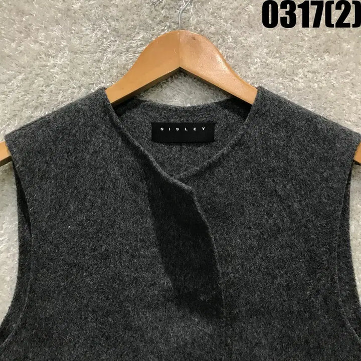 [SOLD OUT] 시슬리 롱 조끼 베스트 그레이 s