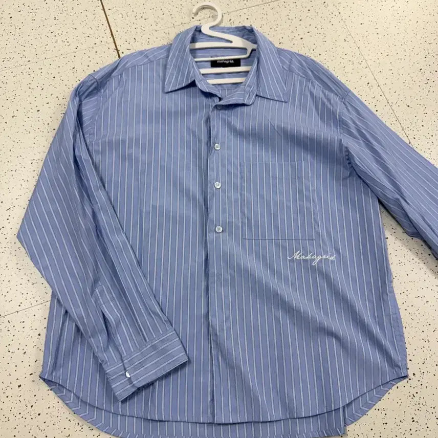 [BUNJANG] Mahagrid Comfort Stripe Shirt / [새상품] 마하그리드 컴포트 스트라이프 셔츠