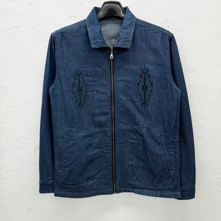 [BUNJANG] Caribbean Joe Navajo Denim Jacket / caribbean joe 나바호 데님 자켓