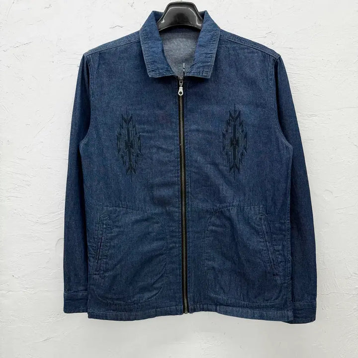 [BUNJANG] Caribbean Joe Navajo Denim Jacket / caribbean joe 나바호 데님 자켓