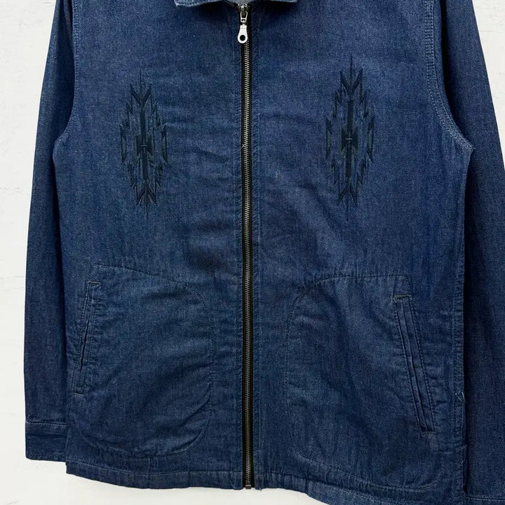 [BUNJANG] Caribbean Joe Navajo Denim Jacket / caribbean joe 나바호 데님 자켓