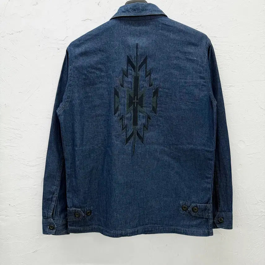 [BUNJANG] Caribbean Joe Navajo Denim Jacket / caribbean joe 나바호 데님 자켓