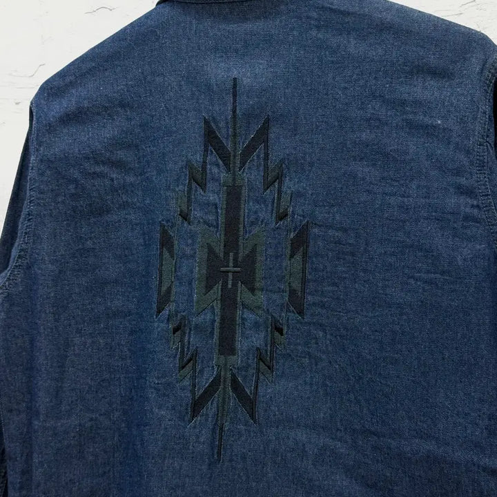 [BUNJANG] Caribbean Joe Navajo Denim Jacket / caribbean joe 나바호 데님 자켓