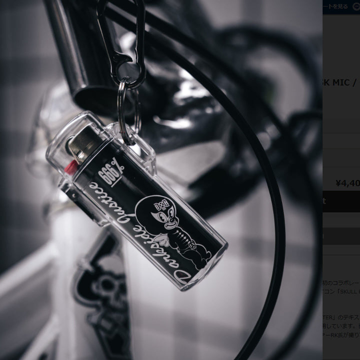 [BUNJANG] Saint Michael x Bounty Hunter Mask Lighter Case / [새상품/F] 세인트미카엘 x 바운티헌터 마스크 라이터 케이스 클리어