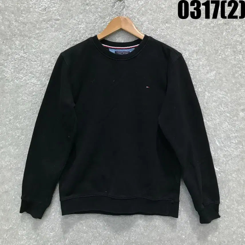 [SOLD OUT] 타미힐피거 블랙 맨투맨 티셔츠 s