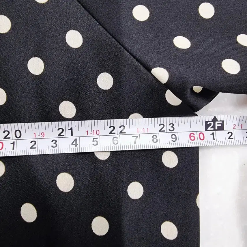 [BUNJANG] Rookie Bird Black Dot Long Dress / 루키버드 블랙 도트 롱 원피스 프리